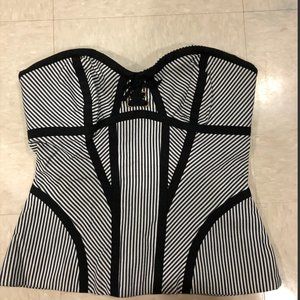 bebe corset top